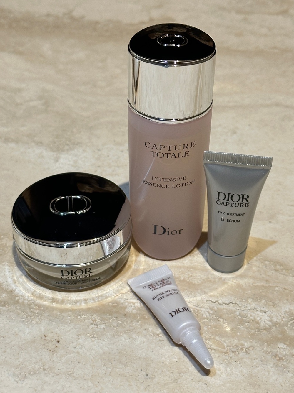 NWOB Dior Capture Totale 5-piece set with Dior white bucket bag - Picture 5 of 6